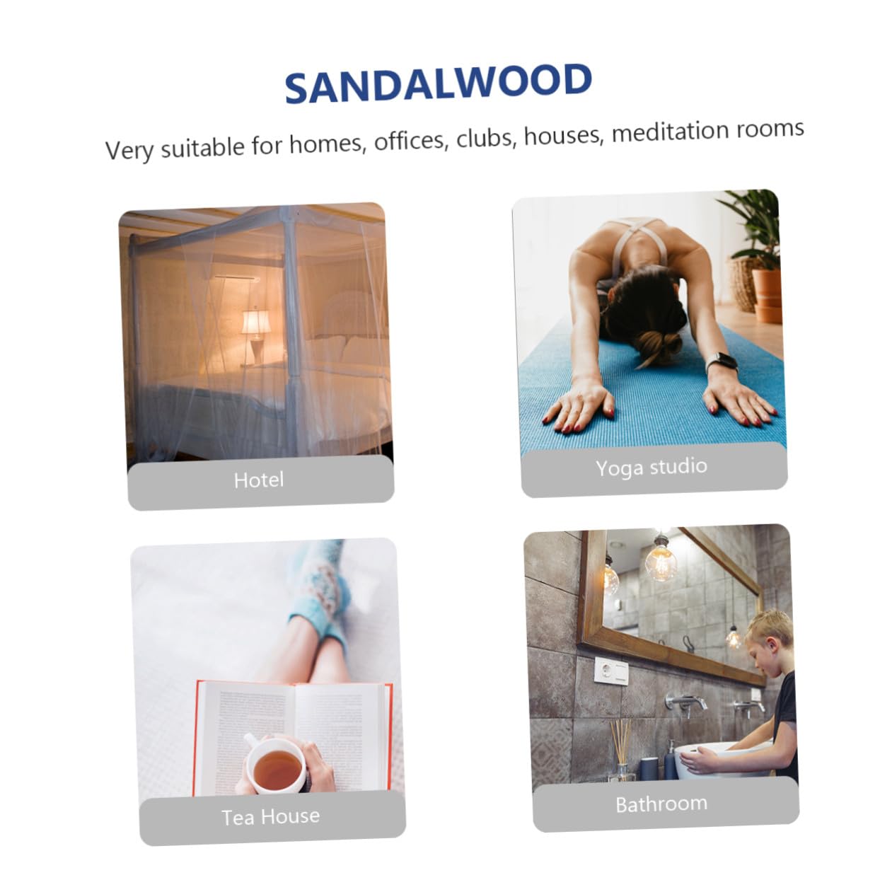 Cabilock 3 Cajas Aromaterapia Varillas De Incienso De Sándalo Bobina De Incienso para El Hogar De Baño De Aromaterapia Conos De Natural Bobinas De Sándalo