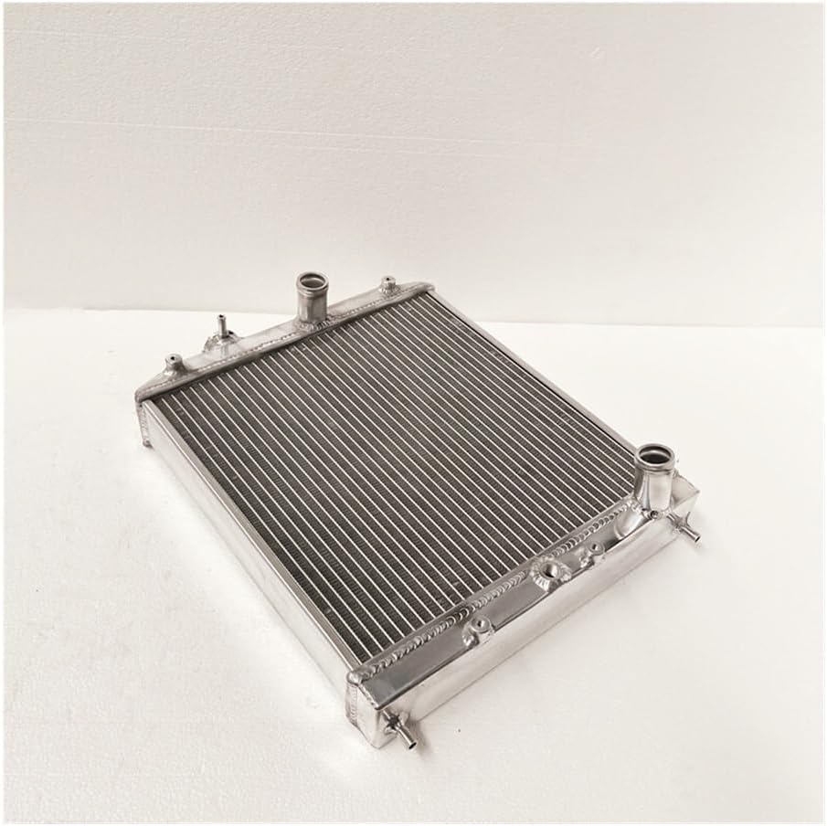 4ROW Aluminum Radiator Fit For 1992-2000 CRX DEL SOL EK EG D15 D16 B16 B18 FAN Shroud 93 94 95 96 97 32mm Pipe