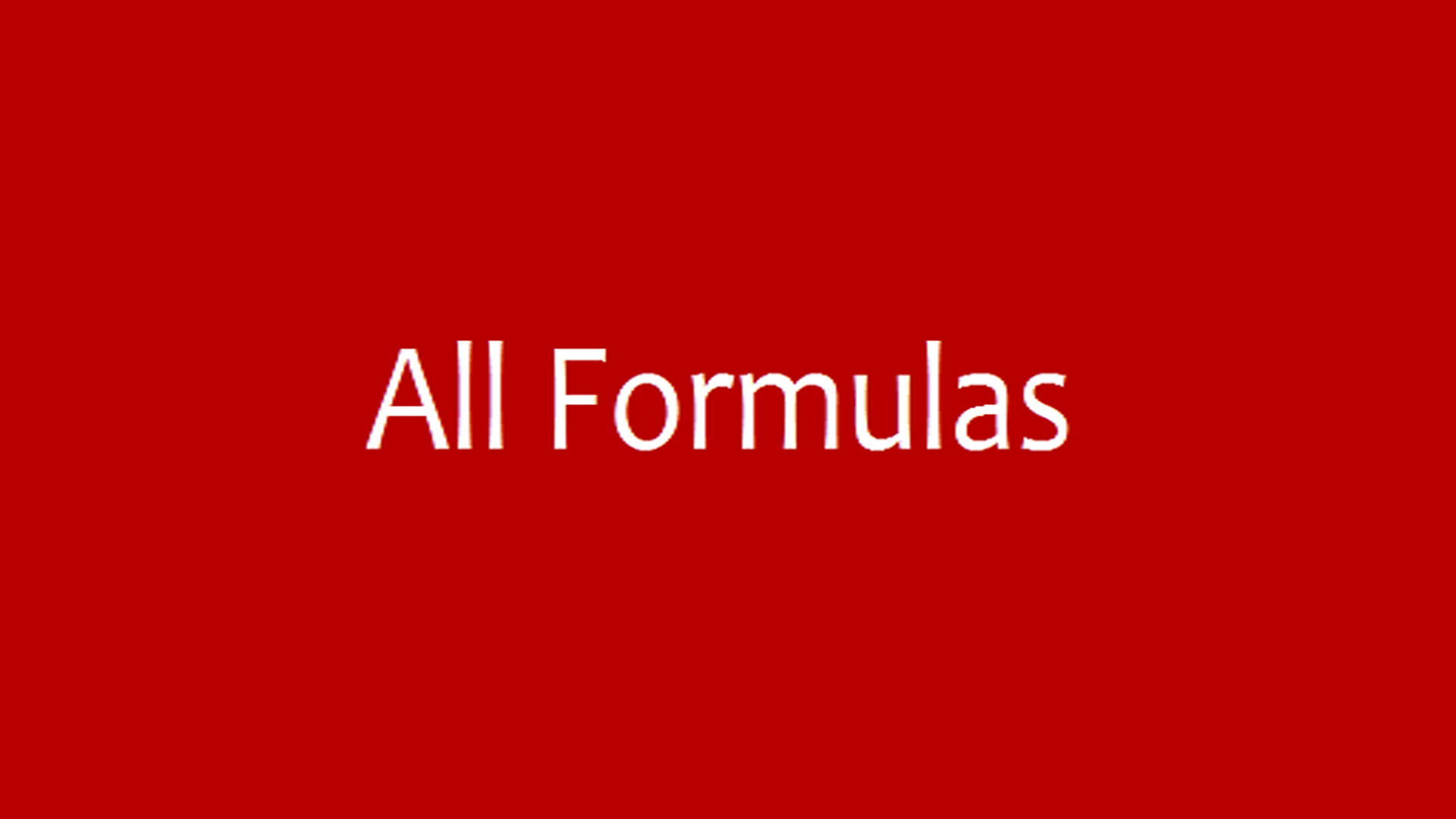 All Formulas - App on Amazon Appstore
