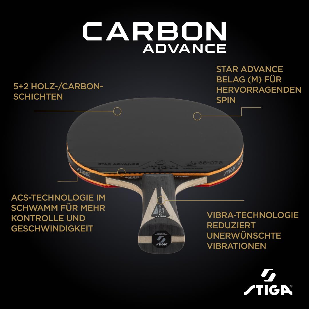 Tischtennisschläger STIGA Carbon Advance