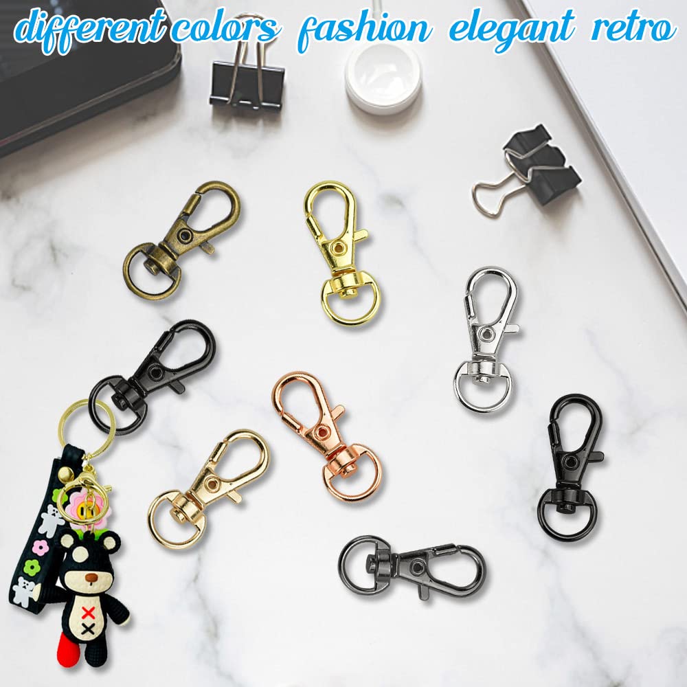 Chiusura Borsa Uncinetto 30 Pezzi Moschettoni A Forma Di Cuore Girevoli - Clip Portachiavi In Lega Per Borse, Artigianato E Decorazioni (argento, Oro, Nero) Accessori Fai Da Te Lega Metallo
