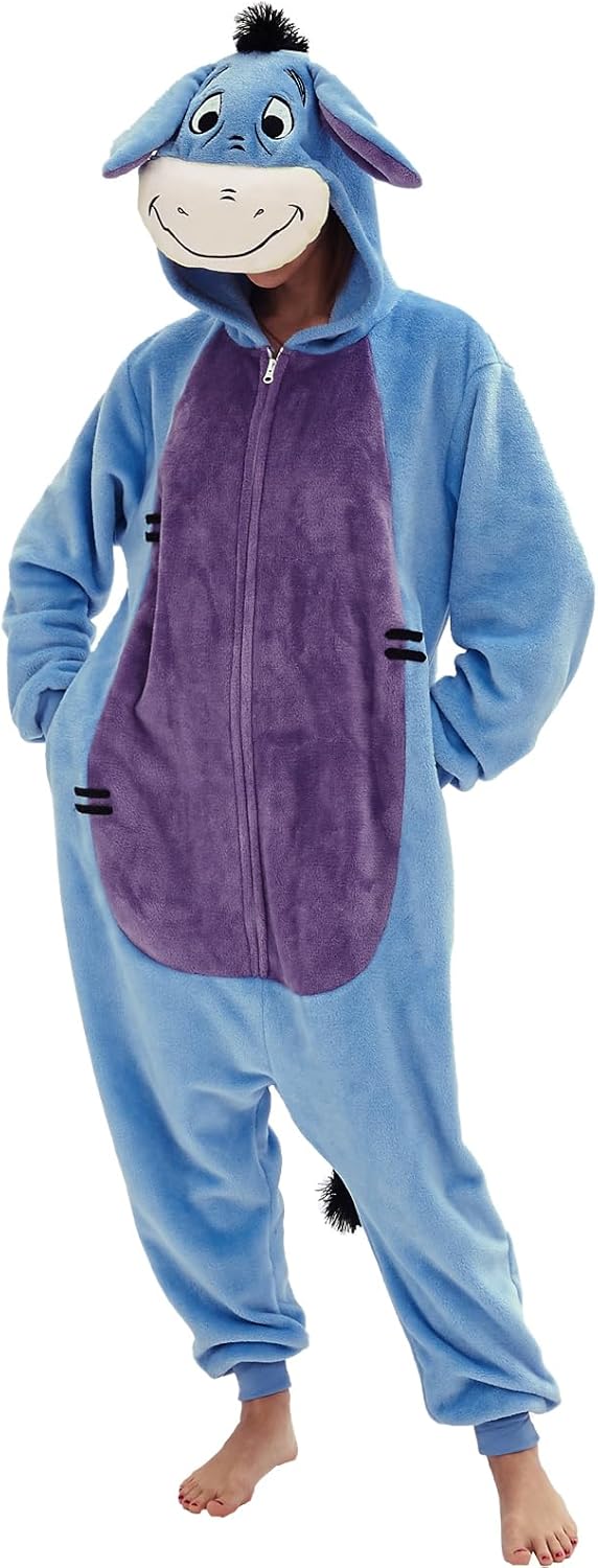 Adult Onesie Pajamas Unisex Animal One-Piece Cartoon Costume Cosplay Homewear Sleepwear Partywear For Men Women