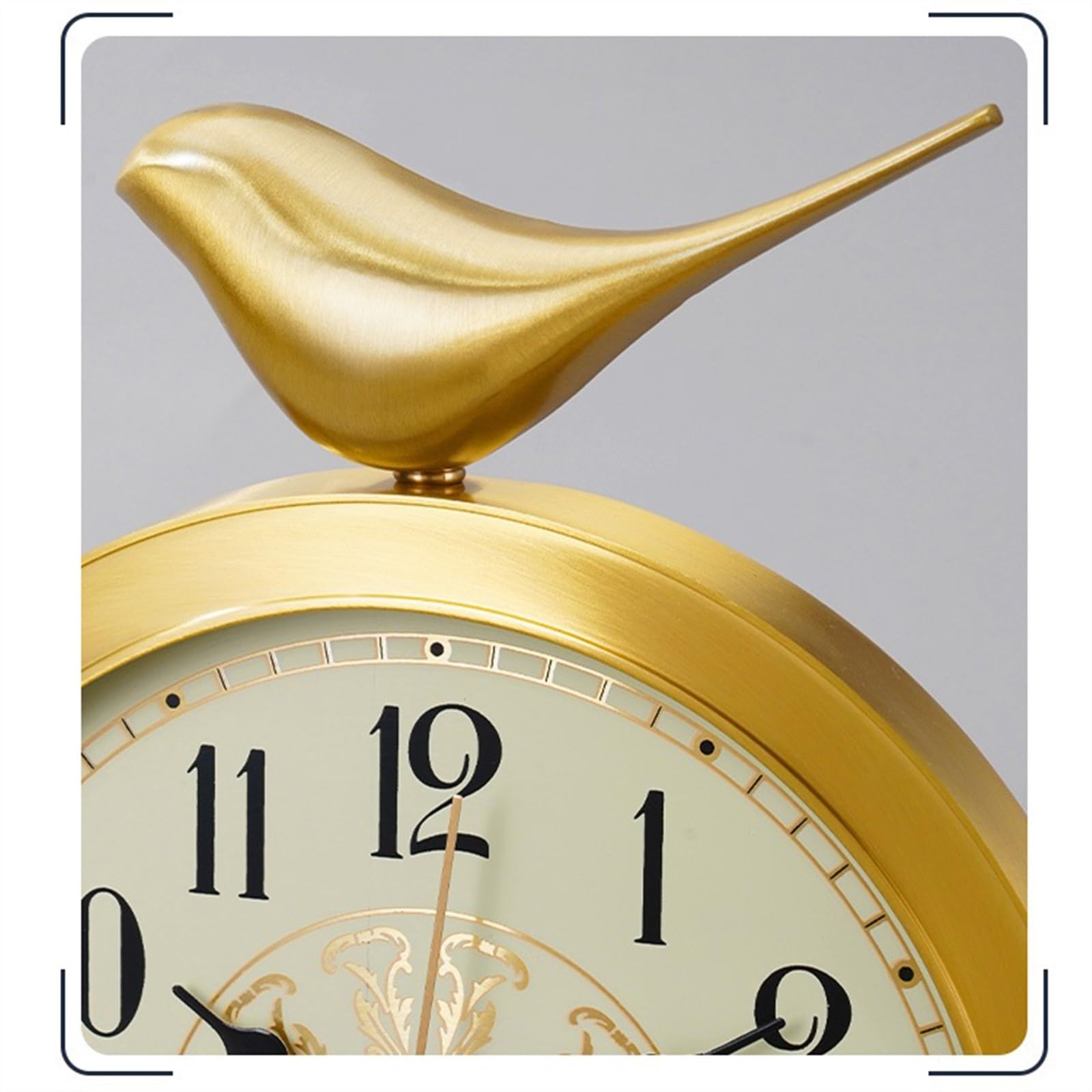 Amazon.com: Alarm Clock Brass Desk Clock Living Room Home Clock