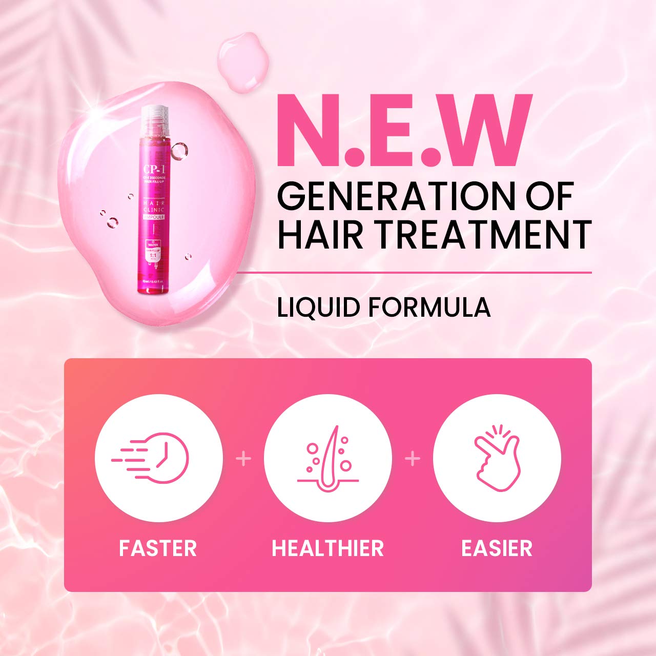 CP-1 3-Sekunden-Keratin-Haarbehandlung für trockenes, geschädigtes Haar, reparierende Behandlung, Selbstpflege in Salonqualität (13ml 20ea SET)