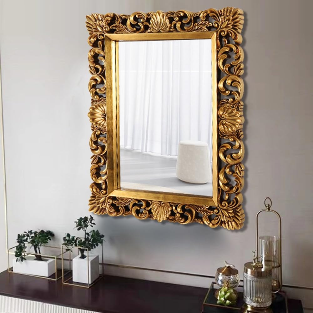 Amazon.co.jp: ビンテージ装飾的な壁ミラー、 ヴィンテージ