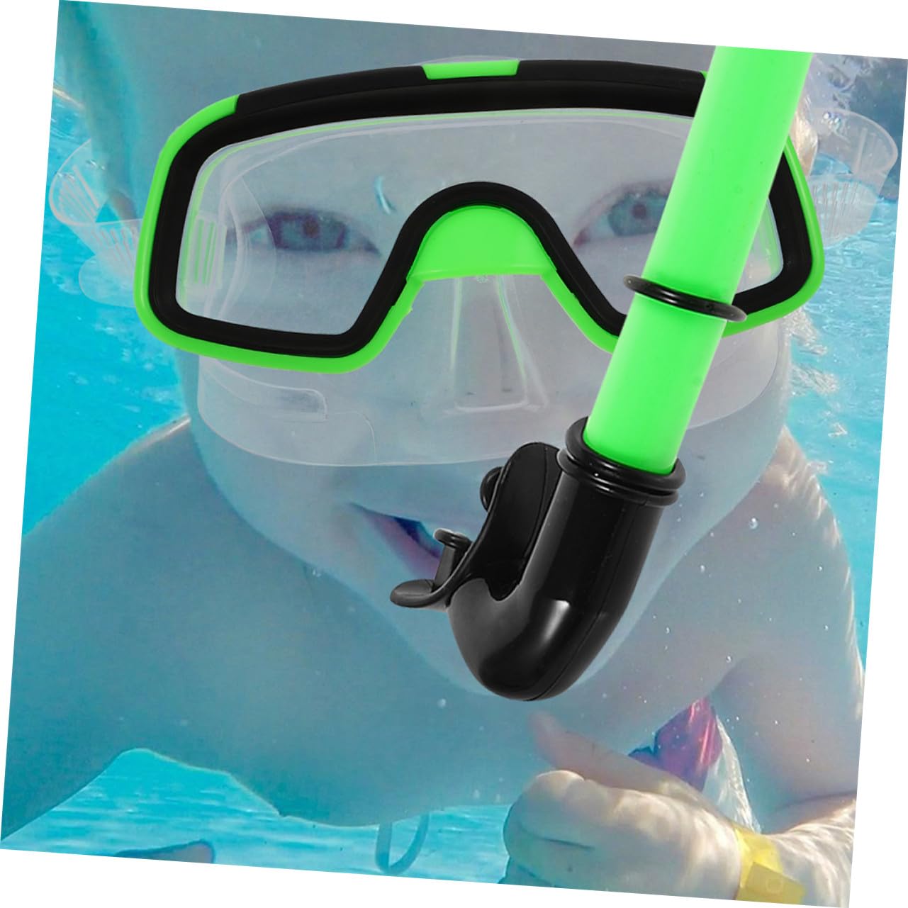 ULTECHNOVO Gafas de Buceo para Snorkel Portátil Equipo de Snorkel Compacto Gafas de Buceo Protector Nasal para Nadar Playa