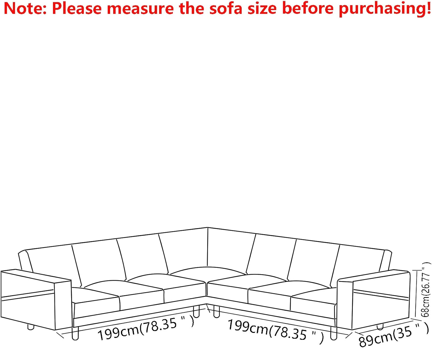 Custom Made NORSBORG Sectional Couch Velvet Replacement Cover Hand Made Fits IKEA NORSBORG 3+3 Corner Sectional Sofa,Only Cover. (Black)