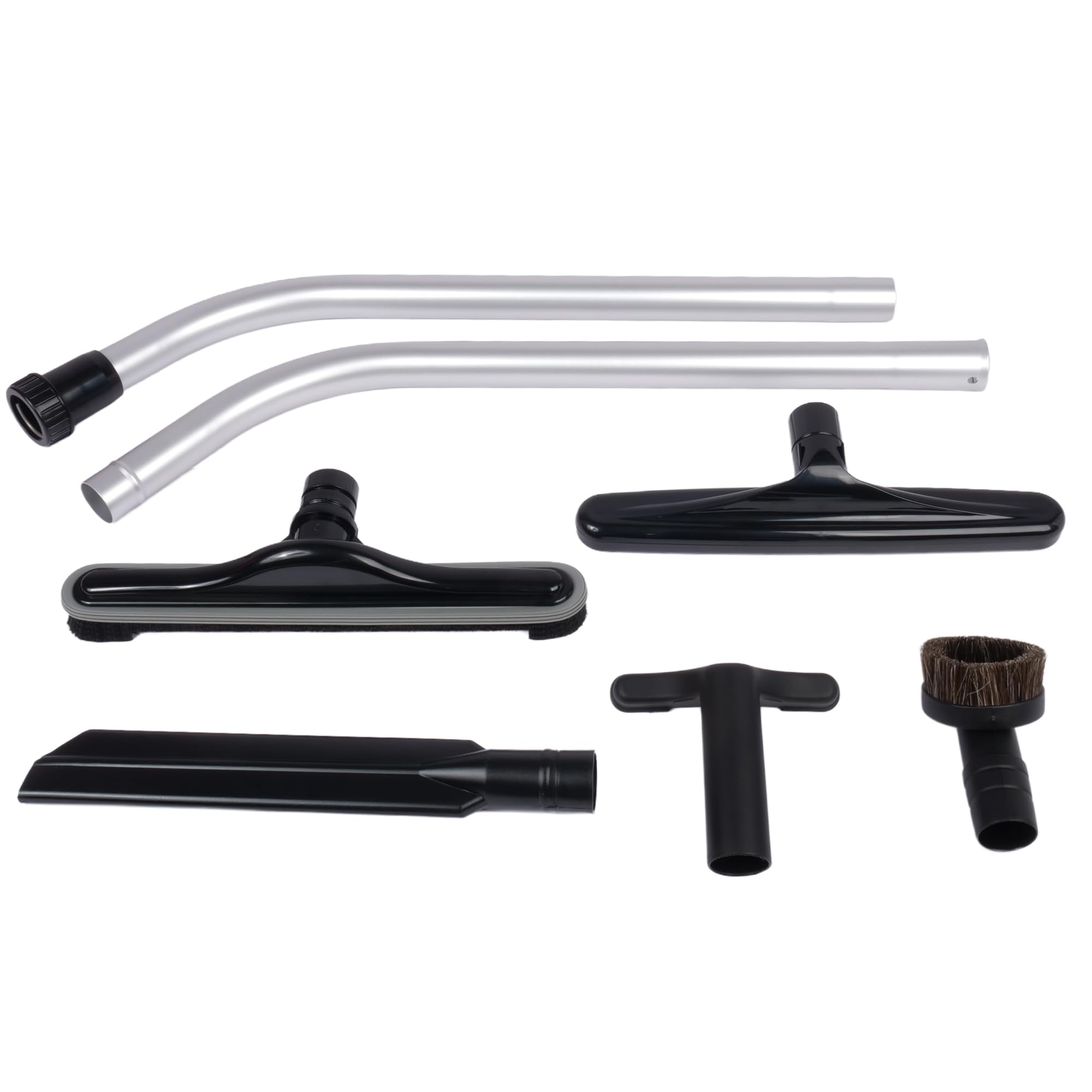 Cen-Tec Systems 99835, Traverse 35,6 cm kommerzielles Vakuum-Zubehör-Set für mehrere Oberflächen, mit 2-teiligem Aluminium-S-Stab für Rucksack-Staubsauger, Schwarz