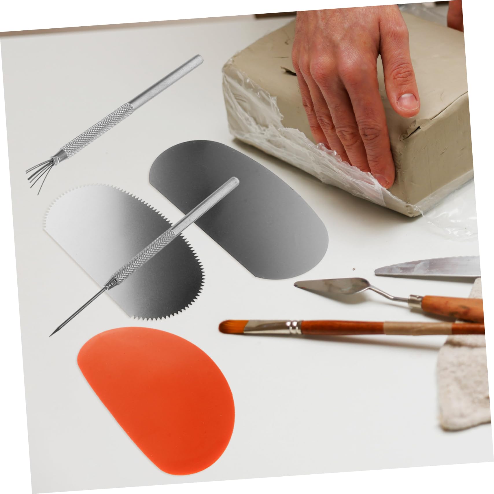 Sewroro 3 Sets Töpferwerkzeug Set Polymer Ton Set Töpfer Trimmwerkzeuge Töpfer Bildhauer Werkzeuge Töpfer Schnitzschneider Ton Werkzeuge Ton Schnitzset Schnitzschneider Werkzeuge