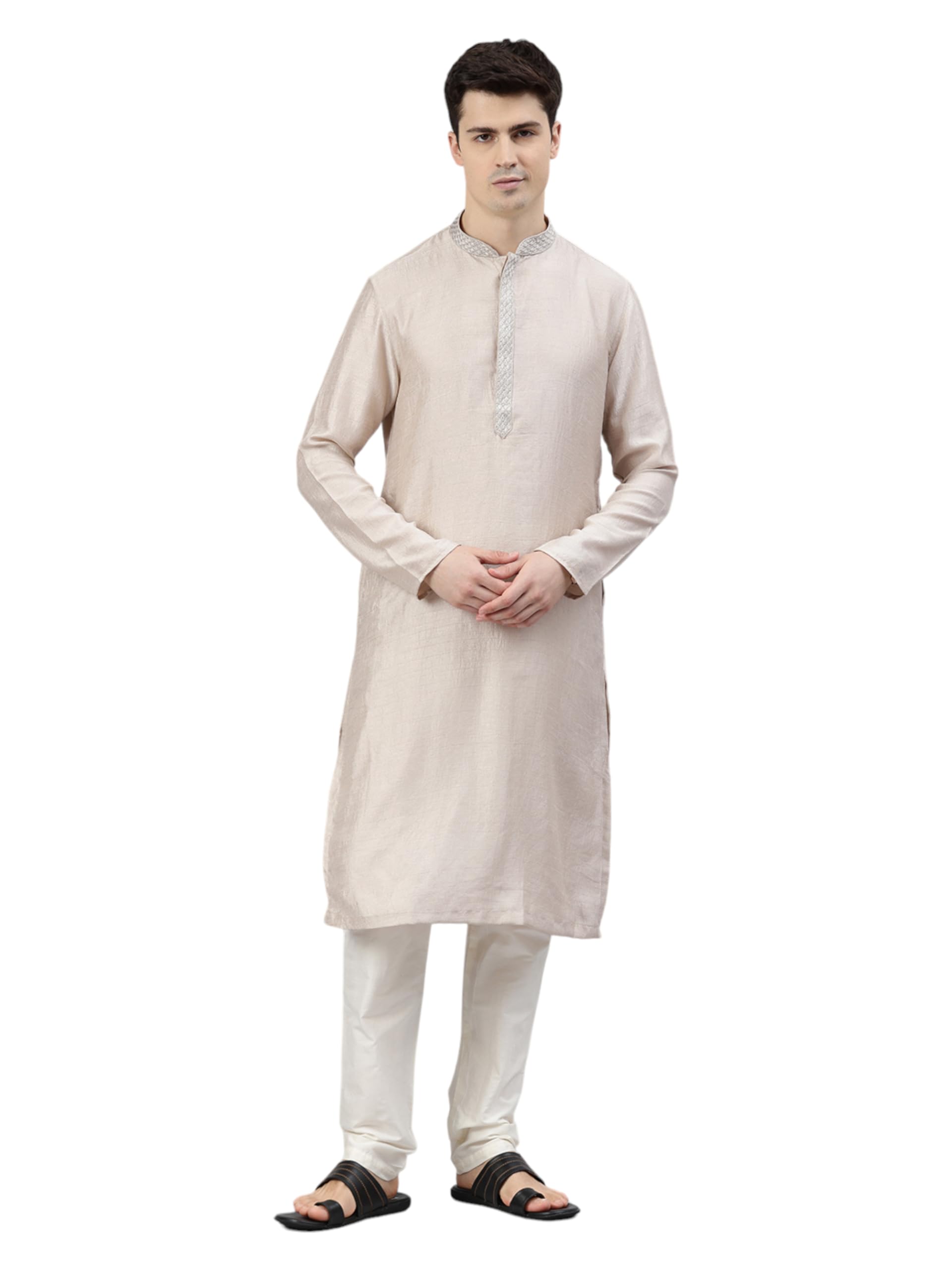 Solid Kurta Pyjama Set for Men-image-21
