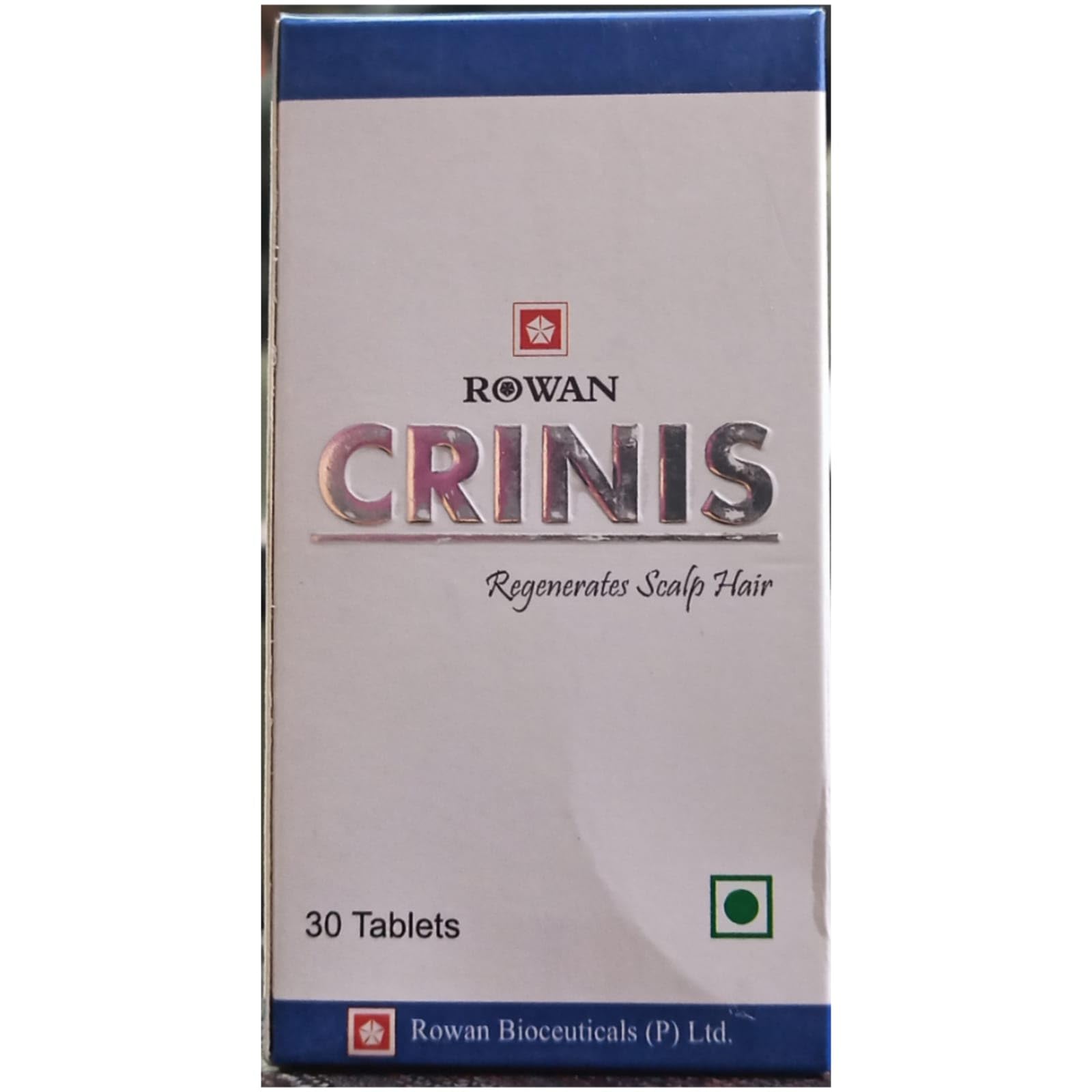 Crinis Tablets Regenrates Sclap Hair 30 Tabs