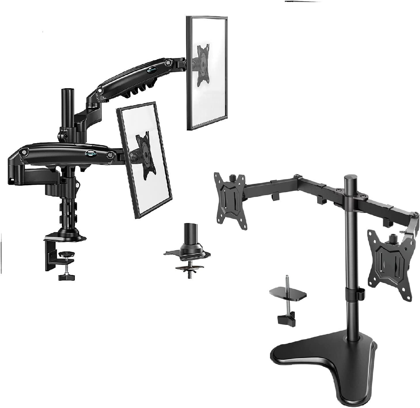 HUANUO Bundle HUANUO Dual Monitor Stand and HUANUO Dual