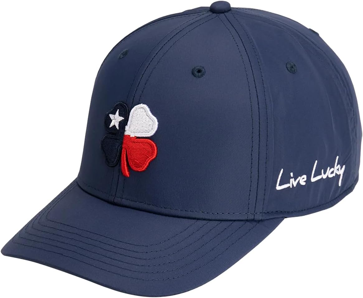 Black Clover NEW Live Lucky Texas Classic Navy Adjustable Golf Snapback Hat