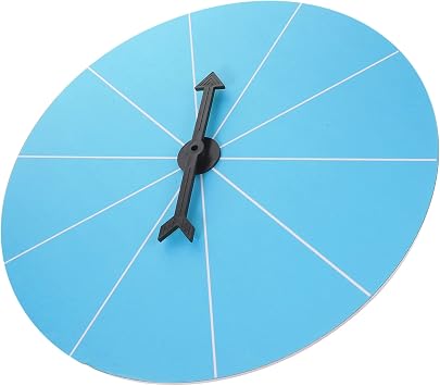 MERRYHAPY Rotatable Wall Prize Wheel Game Wheel for Parties Raffles and Carnivals Carnival Prize for Fun Events and Classroom Activities