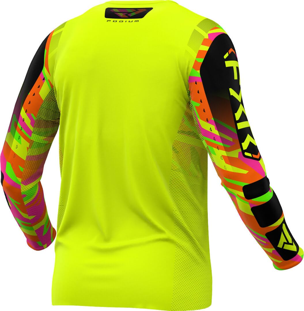 FXR Kids MX Jersey Podium Gelb Gr. XL
