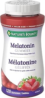 Nature's Bounty Melatonin 2.5mg 120 Gummies Helps Reset Body's Sleep-Wake Cycle, Reduce Effects of Jet-lag, Reduce Time it Takes to Get to Sleep