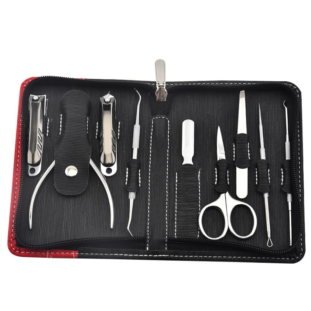 Nail Clippers 9-piece Set Nose Pliers Nail Clippers Manicure and Enhancement Tools