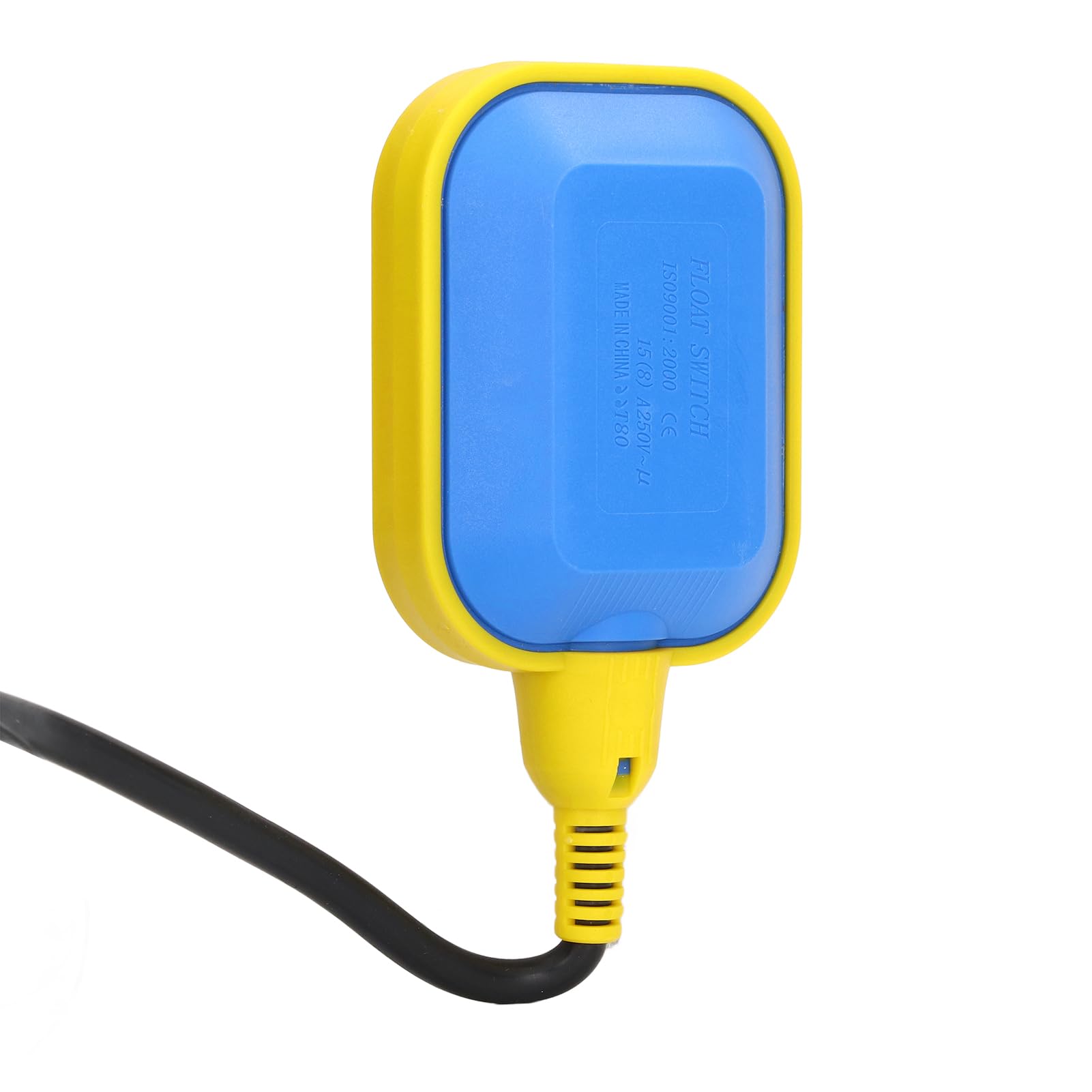 Schwimmerschalter, 15 M Kabel ABS und Rotes Kupfermaterial mit IP68-Wasserdichtigkeit, für Pool-Ölsumpf-Schwachsäure- und Schwachbasis-Wasserstandskontrolle