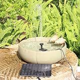 DIY Solar Water Pump Kit, Solar Powered Water Fountains Pump With 4 Nozzles, Outdoor Solar Water Fou