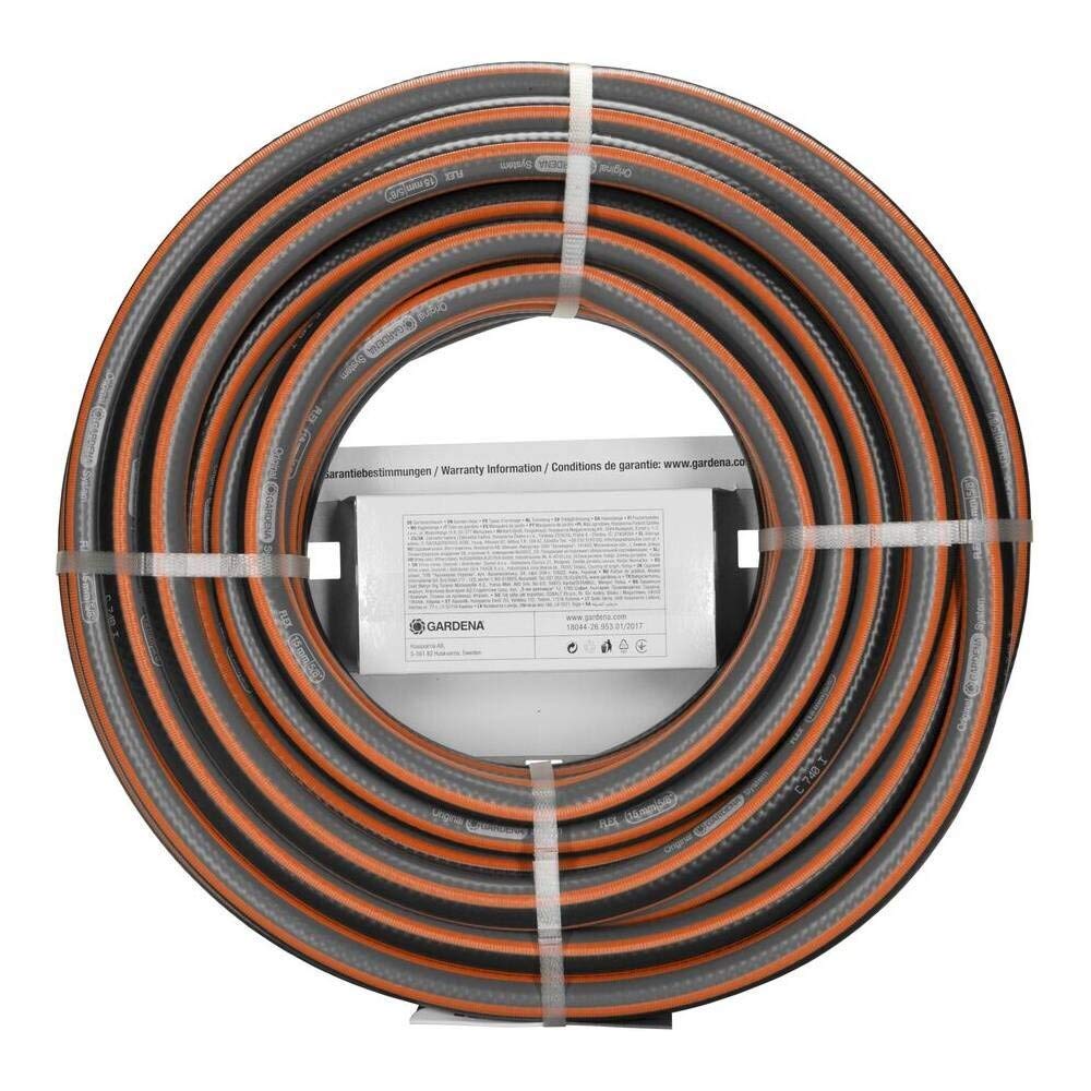GARDENA Tuyau Comfort Flex 15 mm (5/8"), 20 M : Tuyau d'Arrosage Flexible et Indéformable avec Profilé Power-Grip, Résistance à l'Éclatement de 25 Bar, Sans Pièces du Système (18044-26)