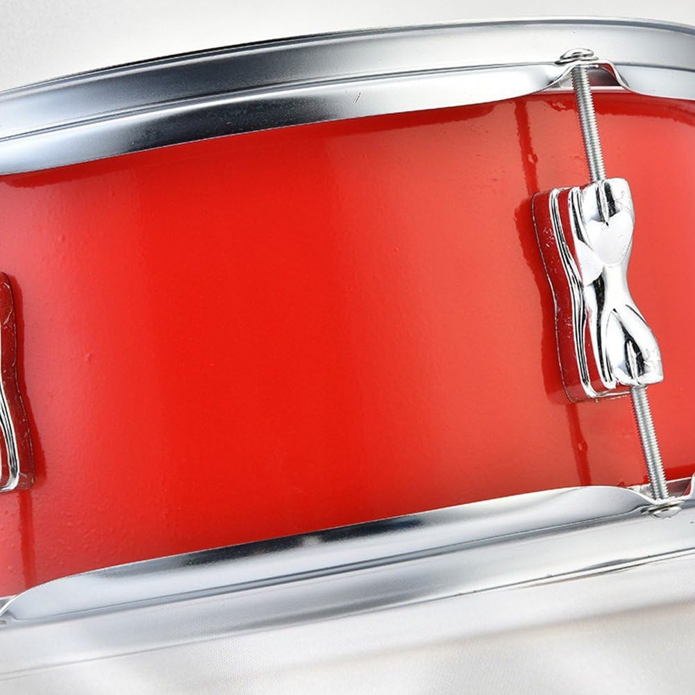 Ensemble De Caisse De 13 Pouces avec Sangle Réglable – Tambour De Marche À Percussion avec Baguettes pour L'apprentissage De Musique Performance des Instruments De Musique À Percussion