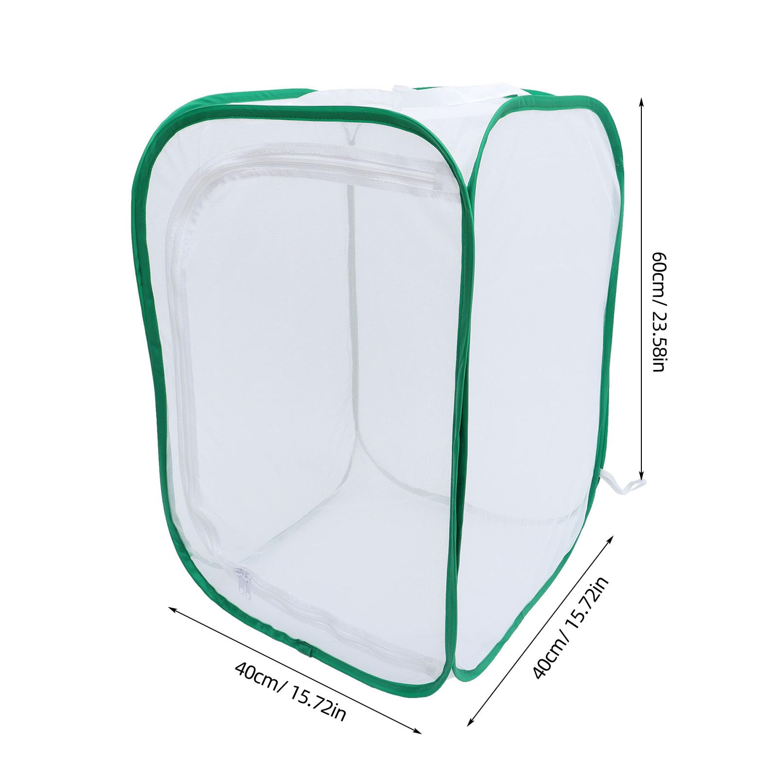 Jaula Plegable para Mariposas 40x40x60 Cm Malla Transpirable para Incubadora de Plantas y Hábitat Insectos, Caja Protectora para Mascotas y Cultivo de Plántulas
