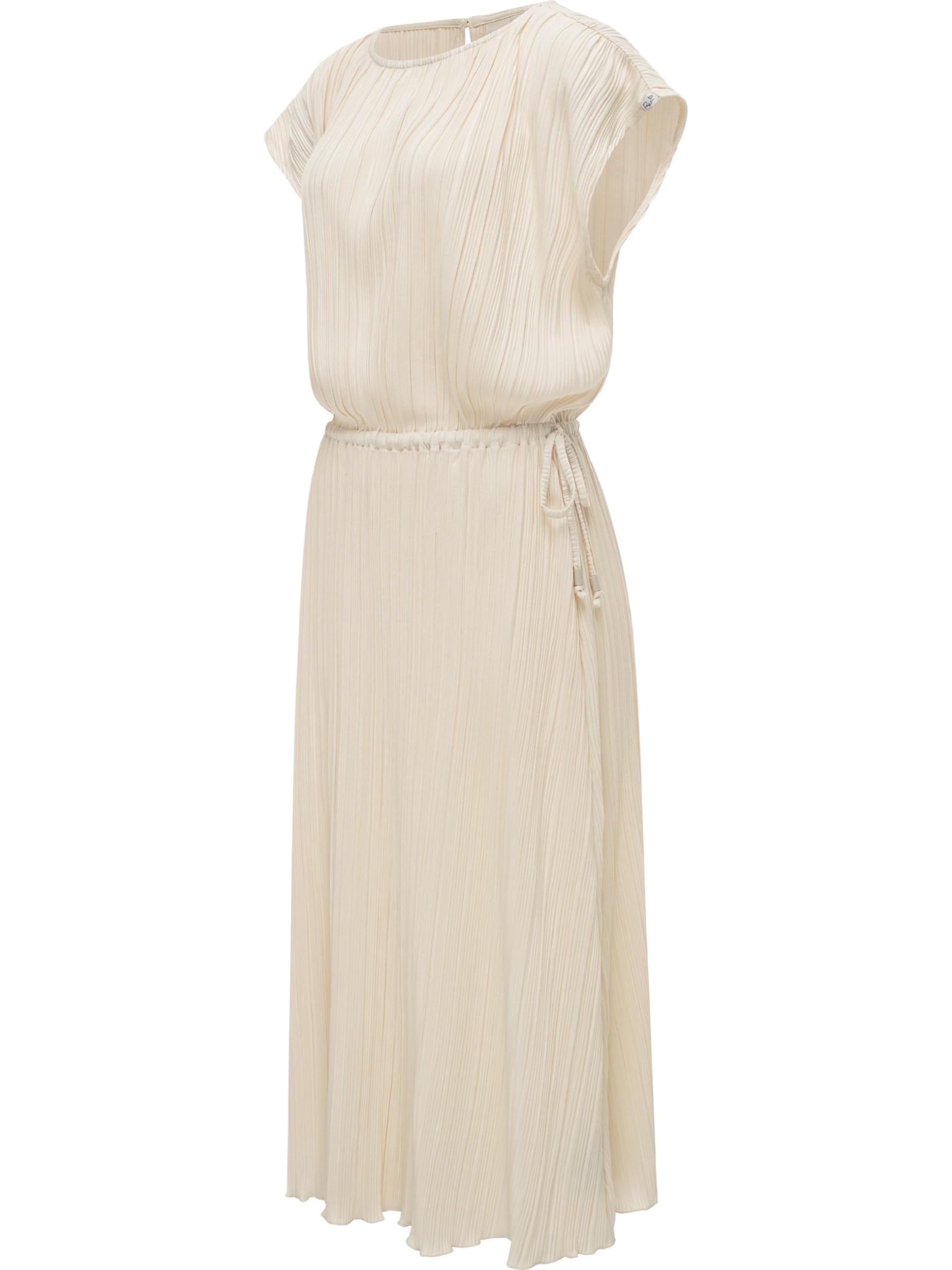 Ragwear Damen festliches Plissee-Sommerkleid leichtes Kurzarm Midikleid Galit YOUMODO XS-XXL