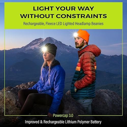Miniatura 2 de Panther Vision POWERCAP 3.0 - Gorro LED recargable por USB, ultrabrillante, manos libres, con luz LED
