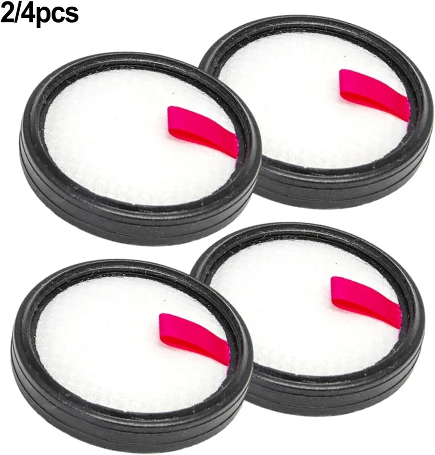 Compatible for Vacuum Filters 4-Pack, Replacement for N300 T19B Handheld Models Dry Wet Usage(2 Pack)