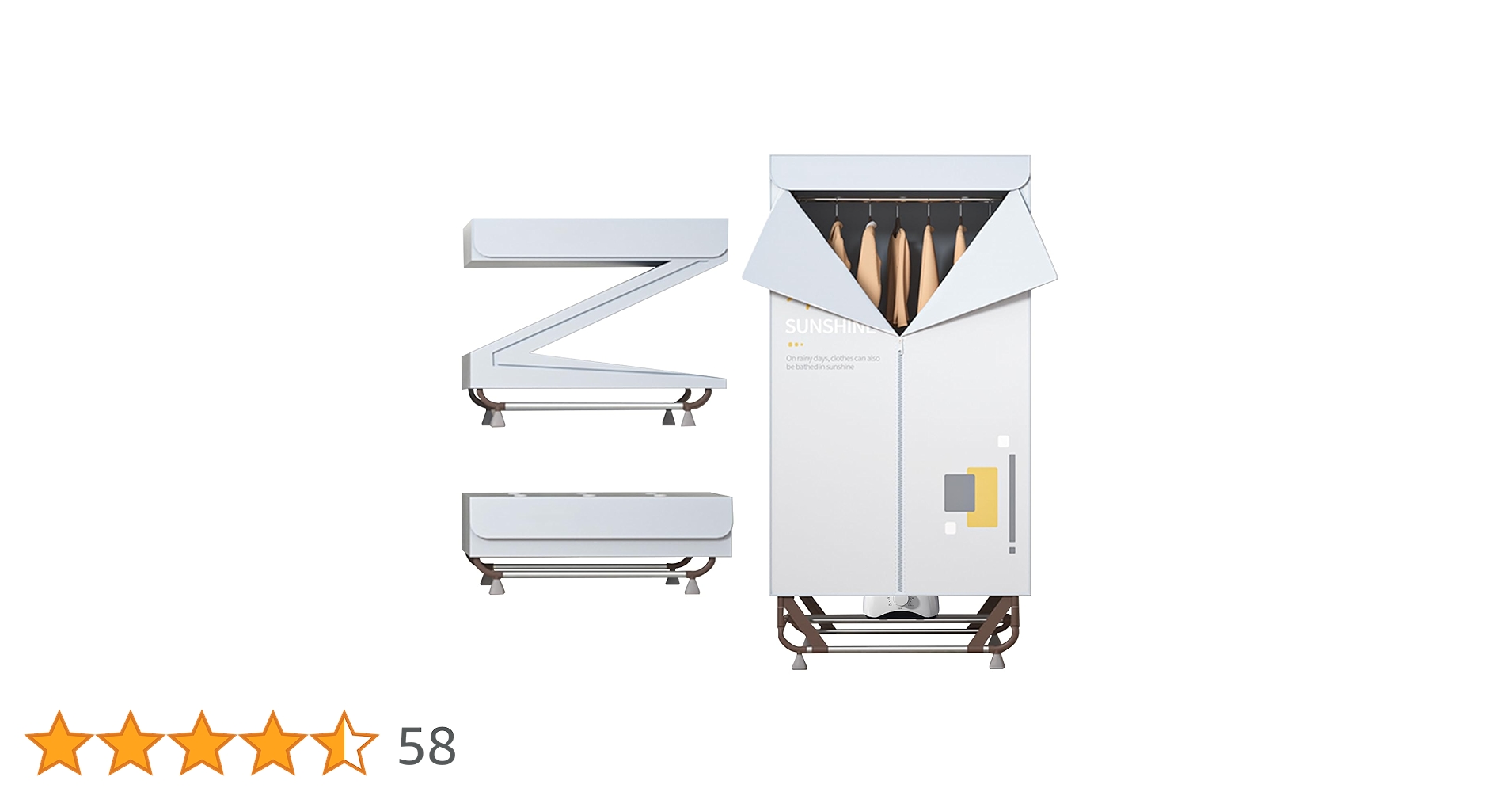 UVUVEIR 衣類乾燥機 梅雨対策 生乾き防止 快速乾燥 温風乾燥 高温除菌 Amazon | UVUVEIR 衣類乾燥機 梅雨対策 生乾き防止 快速乾燥 温風乾燥