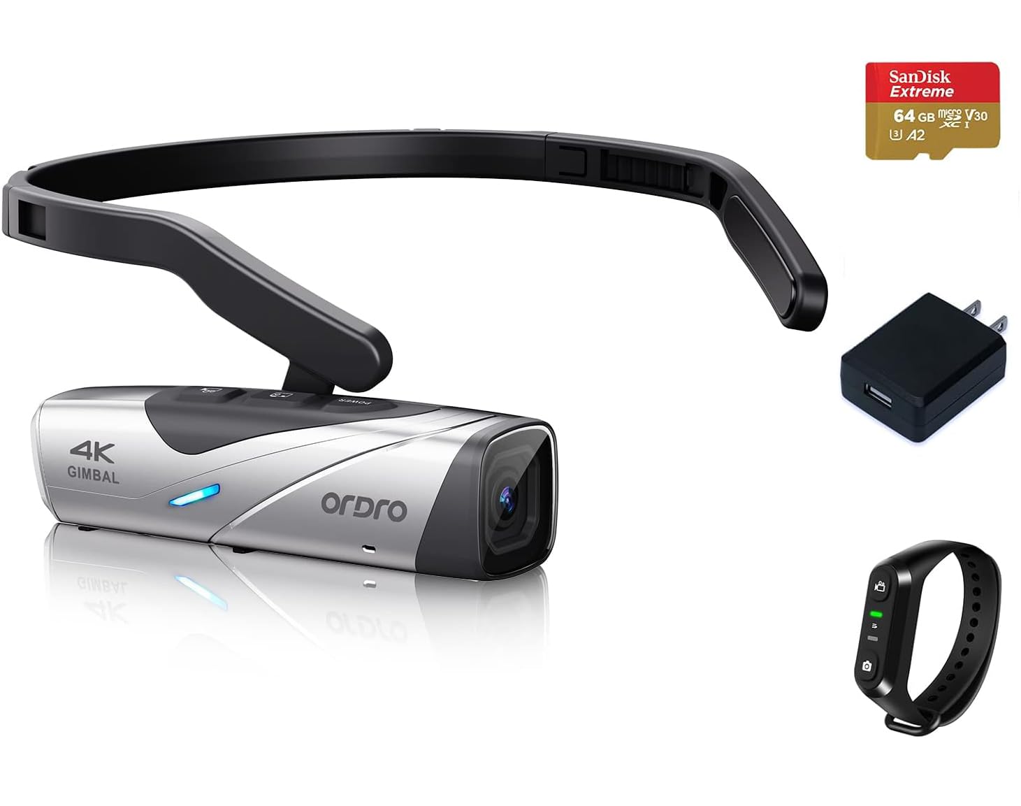 Amazon.com : ORDRO EP8 Combo 4K Head-Mounted Video Camera