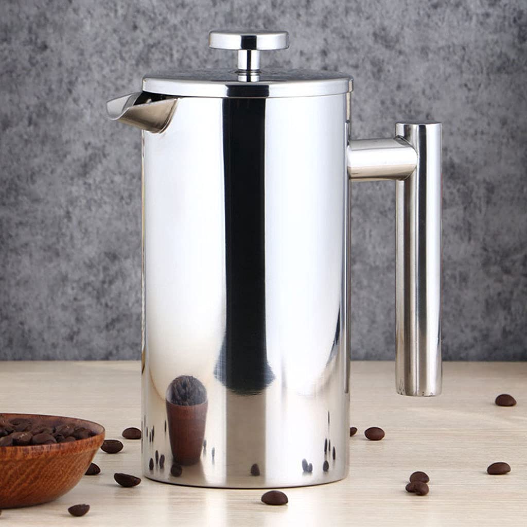 Isolierte aus Edelstahl mit Thermometer für Heimbüro Kaffeemaschine, Küchengeräte, Kaffeezubehör, Presskanne