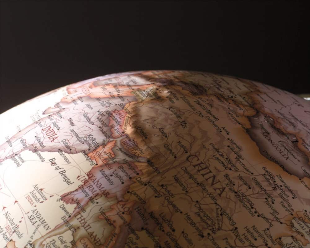 0341 レイメイ藤井 ライティング式 インテリア地球儀 OYV380