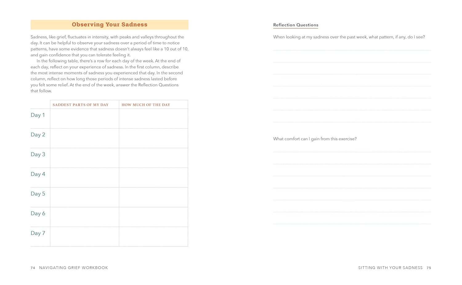 Navigating Grief Workbook: Evidence-Based Exercises to Move through Grief and Heal - Image 7