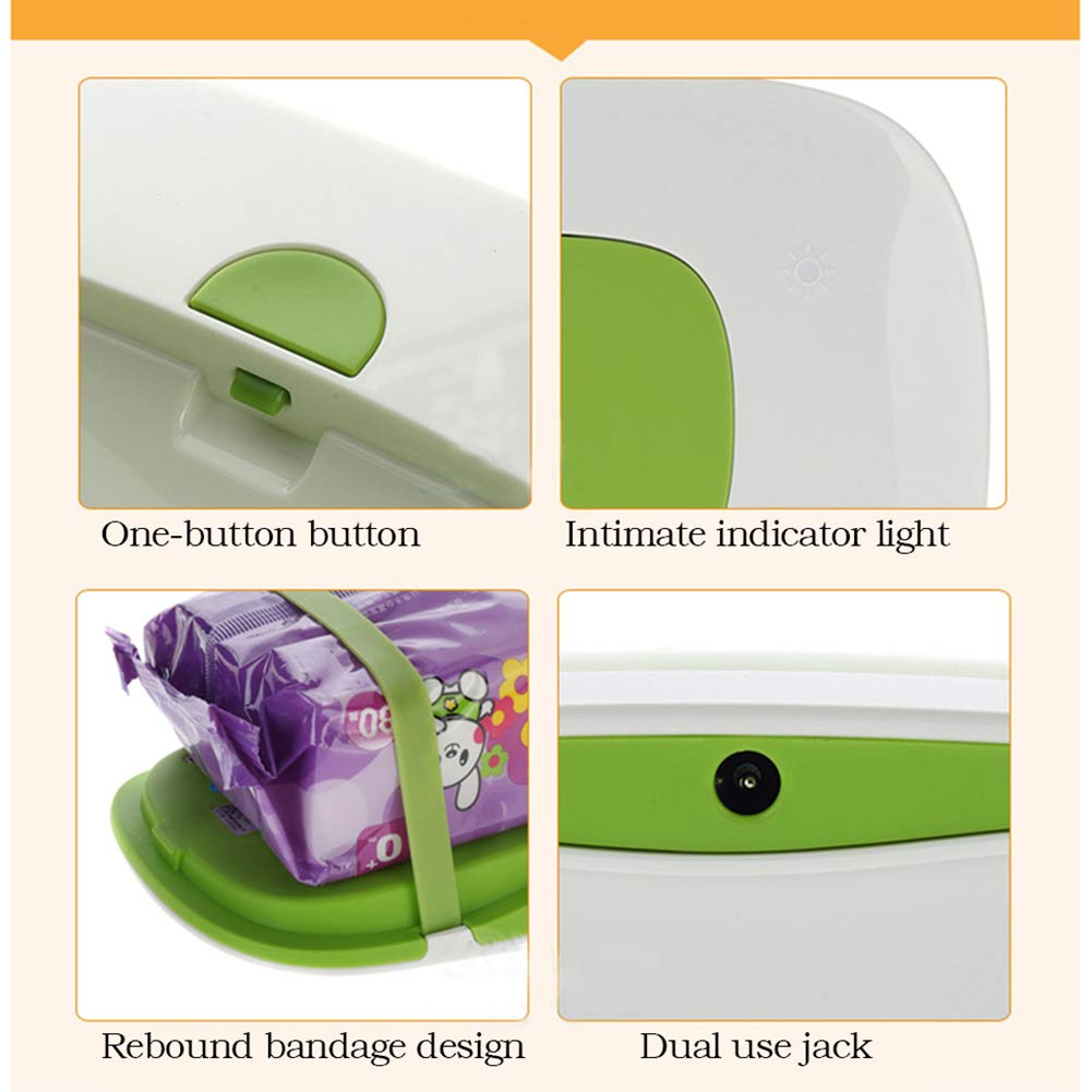 Lingettes Chauffe 24H Chauffe Température Grande Capacité Portable Boîte D'isolation En Papier Humide Portable Boîte D'isolation D'économie D'énergie Serviette Mouillée