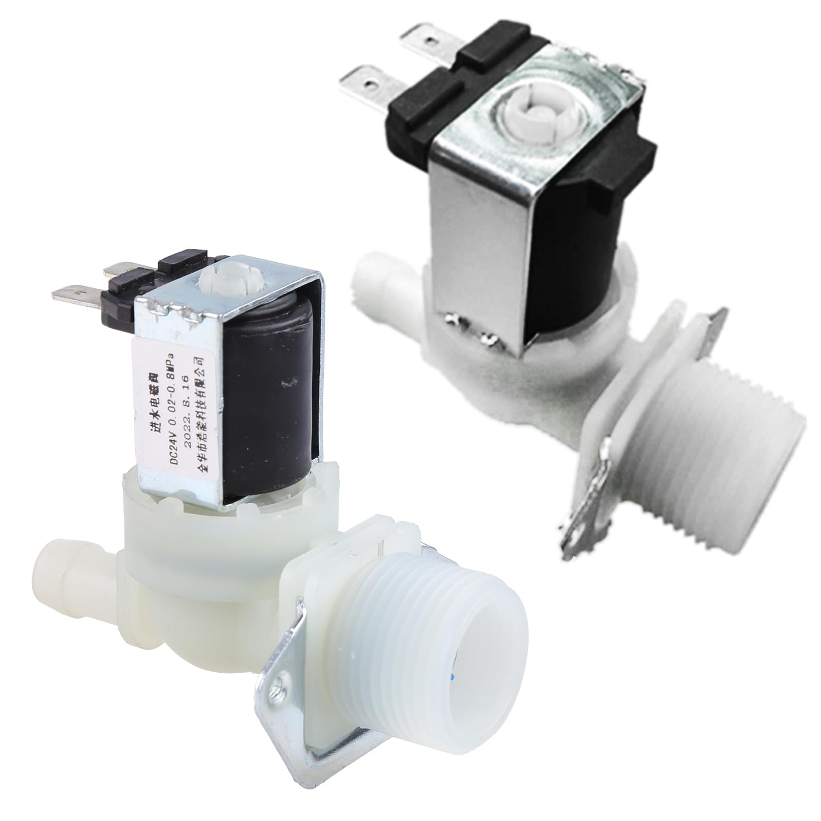 Electric Plastic Solenoid Valve 12V 24V 220V Normal Closed 1/4" 3/8