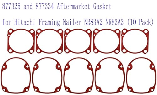 Miniatura 5 de 877325 y 877334 Junta de posventa para clavadora Hitachi Framing NR83A2 NR83A3 (paquete de 6)