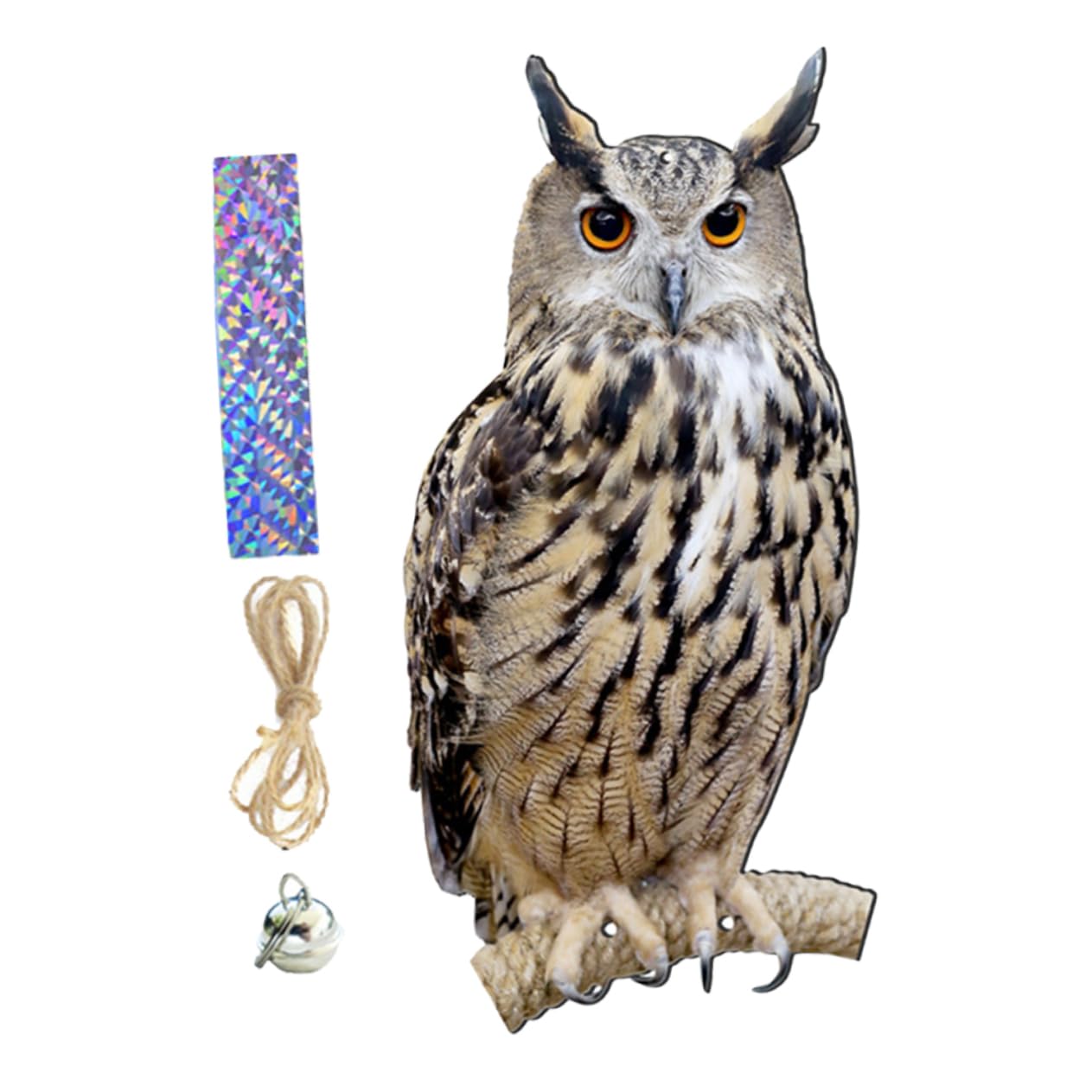 Décoration suspendue hibou de jardin fini les espaces extérieurs tristes