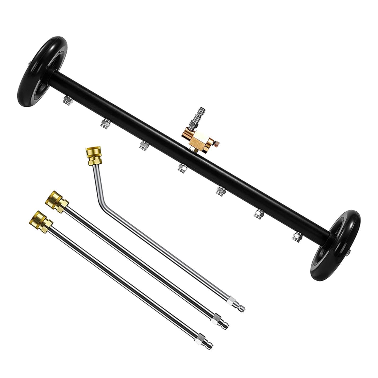 Escoba de Agua para de chasis de 24 Pulgadas con Varillas de | para máxima potencia de limpieza, proporcionando suficiente presión y un mejor efecto de limpieza.
