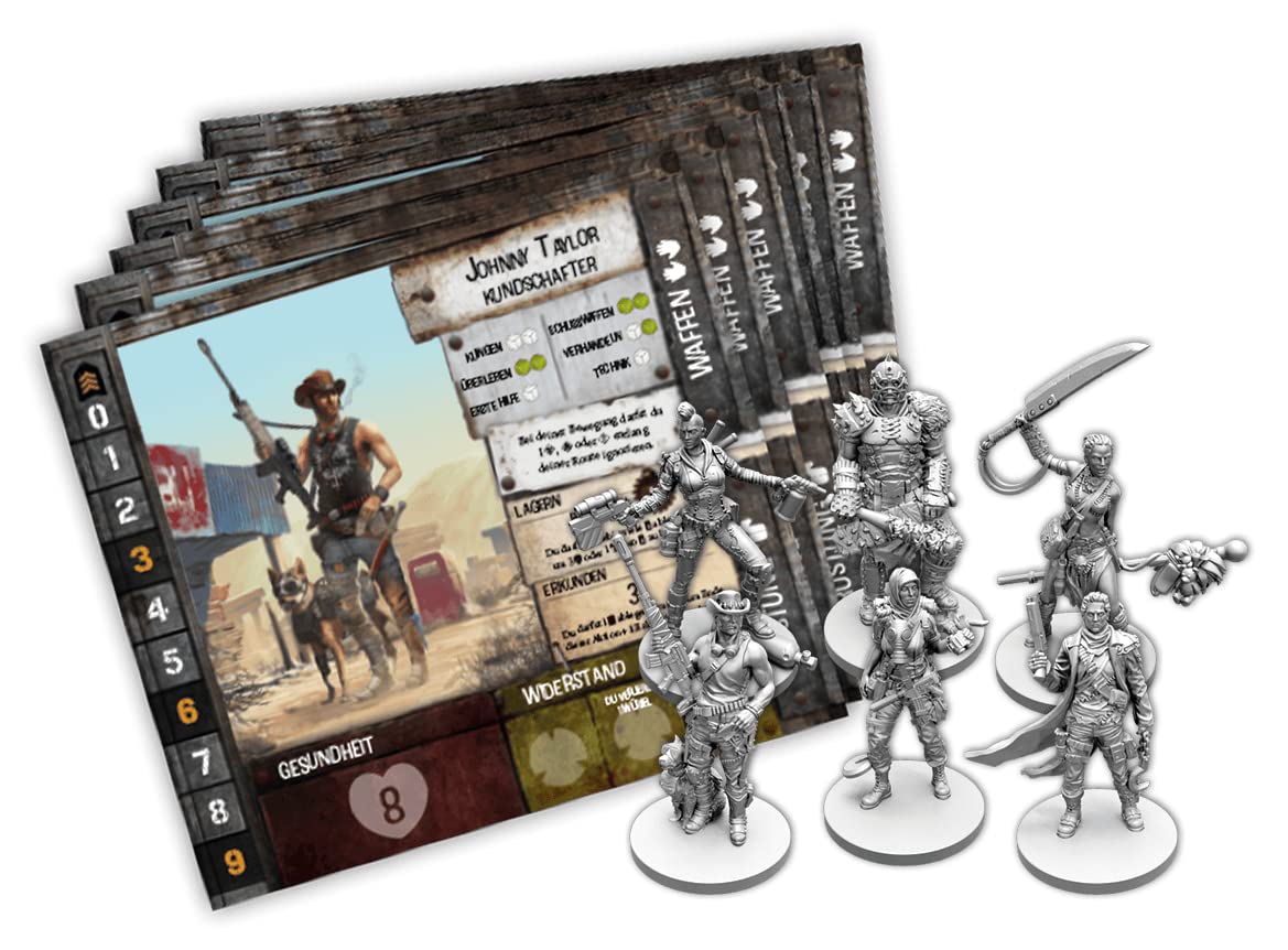 Waste Knights (2nd Ed.) - Galakta - Tedesco - Gioco di sopravvivenza - per 1-4 persone - a partire dai 14 anni