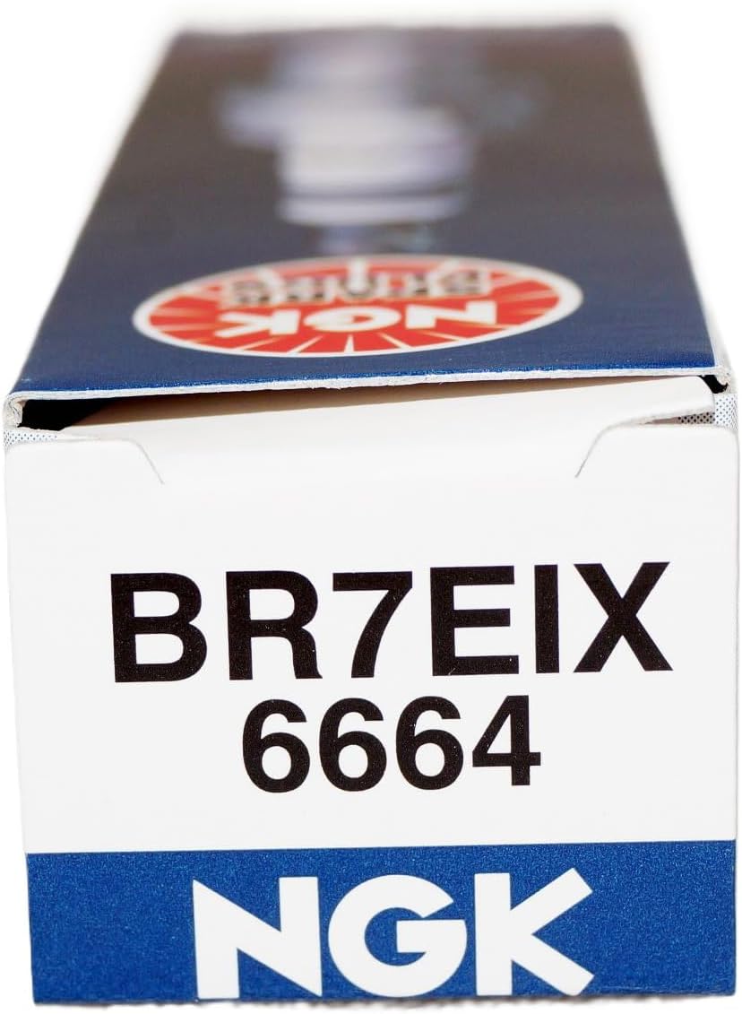 NGK 6664 Iridium IX Spark Plugs BR7EIX (4 Pack)