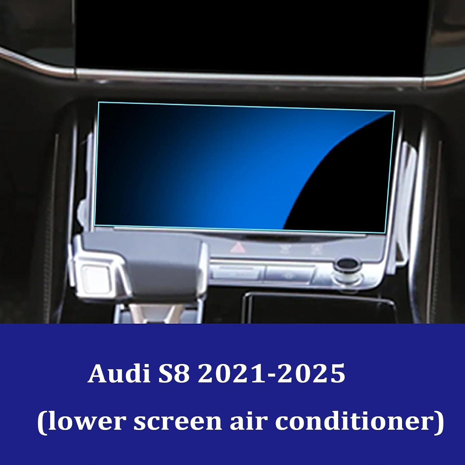 Pellicola Protettiva Auto per Audi S8 2021-2025 (Lower Air Conditioner)