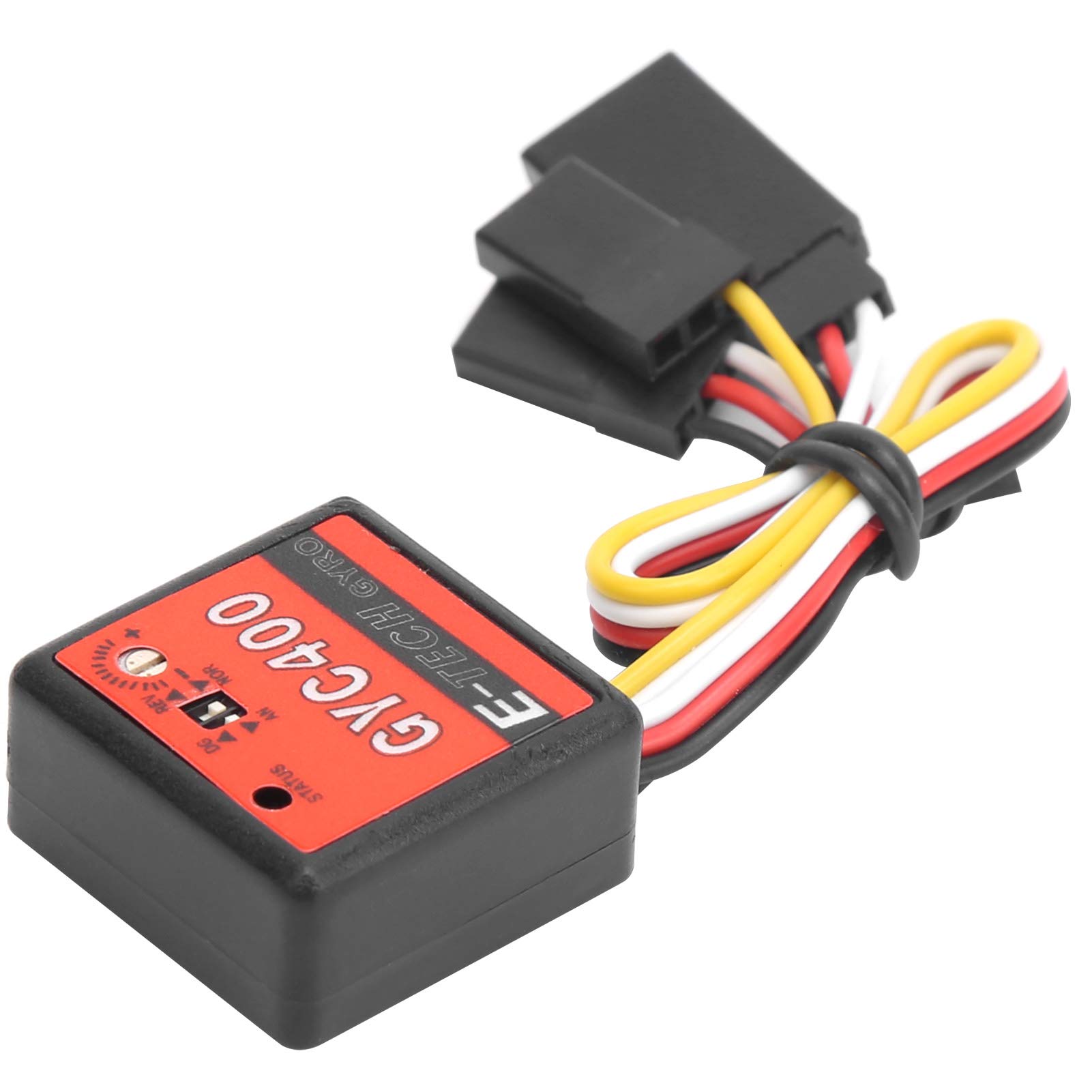 GYC400 Mini RC Gyroscope Moduł dryfowy sterowanie napędem dla zdalnego sterowania modelem samochodu plastikowe czarne 2,3x2.3x1cm lekkie kompaktowe
