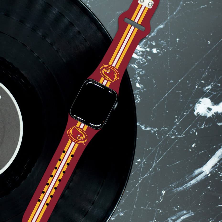 Affinity Bands Iowa State Cyclones HD Combo Package Compatible with Apple Watch and AirPods Gen 1 & 2 (38/40/41mm Long Stripes)