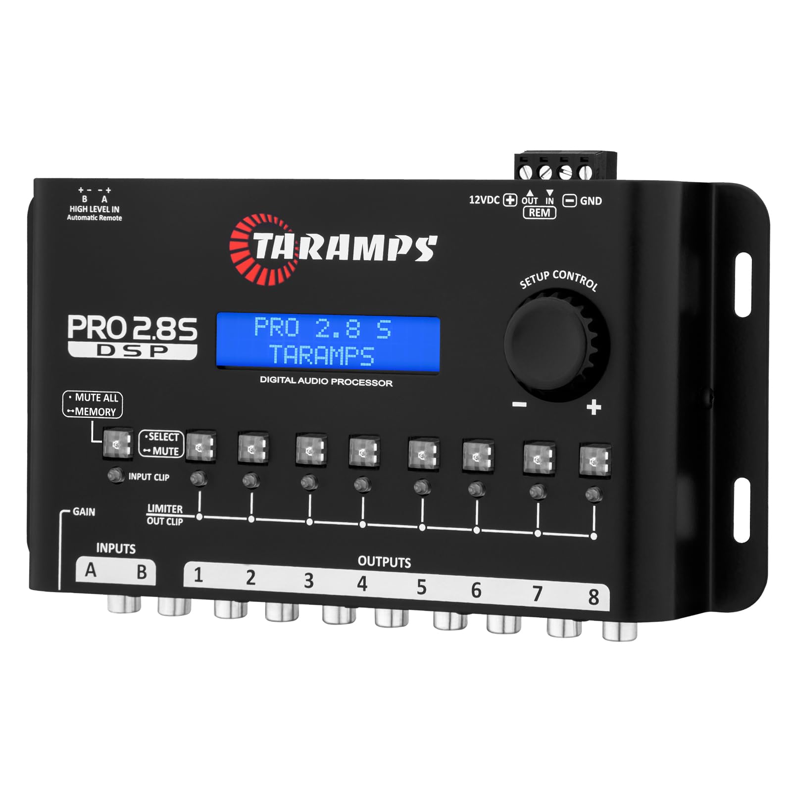 Amazon | Taramps Pro 2.8S ブラック DSP クロスオーバー フルデジタル