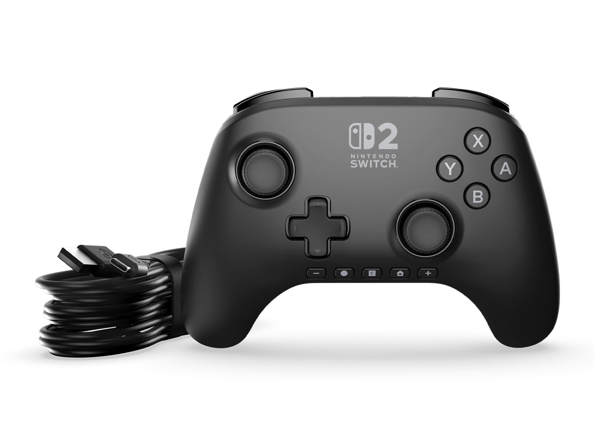 PowerA Controller senza fili Advantage per Nintendo Switch 2 - NeroCon licenza ufficiale, effetto Hall, pulsanti mappabili, controller pro, Pulsante C, comandi di movimento