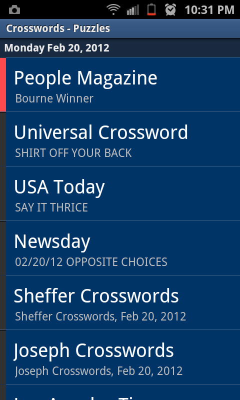 Crosswords:Amazon.com:Appstore for Android
