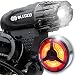 Blitzu Gator 320 PRO USB Rechargeable Bike Light Set POWERFUL Lumens Bicycle Headlight, FREE TAIL LIGHT, LED Water Resistant Front Light, Easy To Install for Kids Men Women Cycling Safety Flashlight