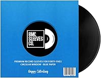 Vista 7 de BMC 50 - Fundas interiores de disco de vinilo para 7 pulgadas, 45 RPM EP Fundas de papel blanco para almacenamiento premium – Calidad de archivo