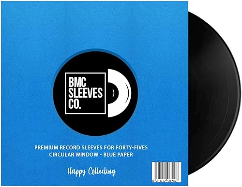 Miniatura 7 de BMC 50 - Fundas interiores de disco de vinilo para 7 pulgadas, 45 RPM EP Fundas de papel blanco para almacenamiento premium – Calidad de archivo